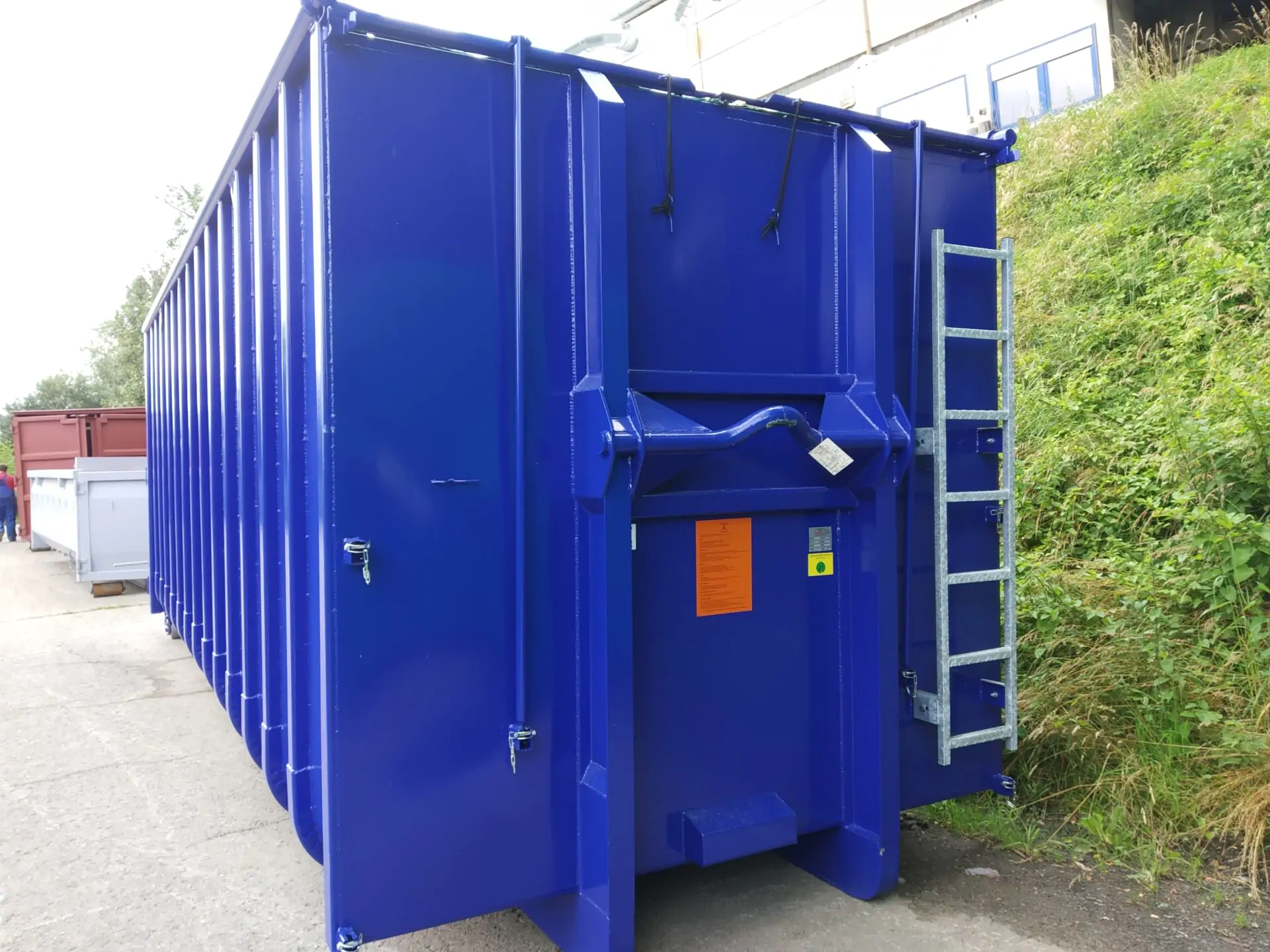 Netzdach zweiteilig mechanische Stange zur Manipulation